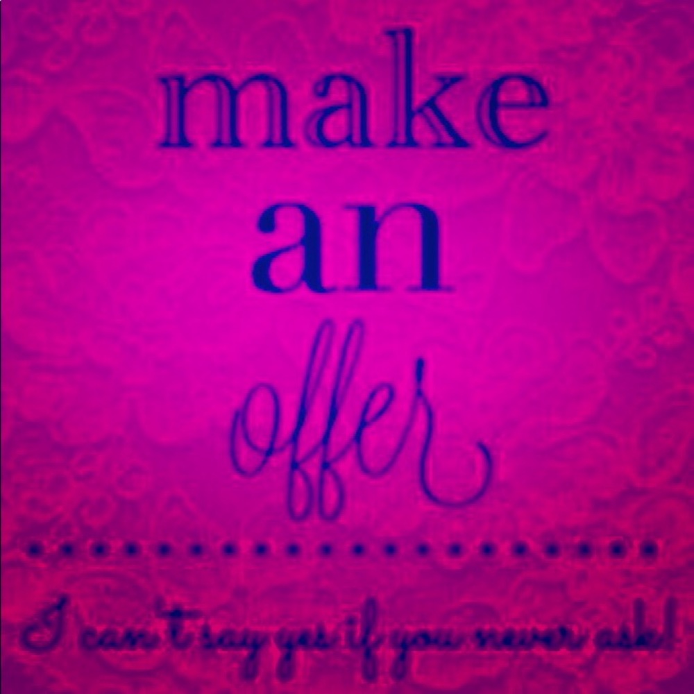 Reasonable offers accepted
